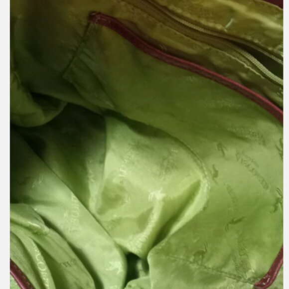 Sophia Visconti Shoulder Bag Leather Vintage Brown Purse Boho Italian Style bag - Picture 5 of 6